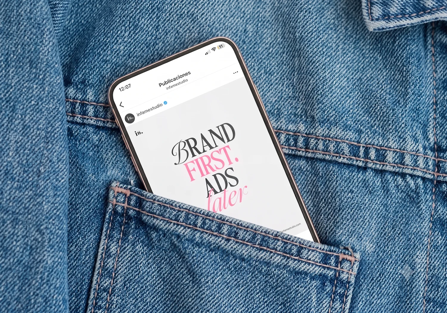 Banner del artículo "Diseño de marca + pauta: por qué separar ambas conversaciones suele salir caro" de Creative Magazine, Infame Studio