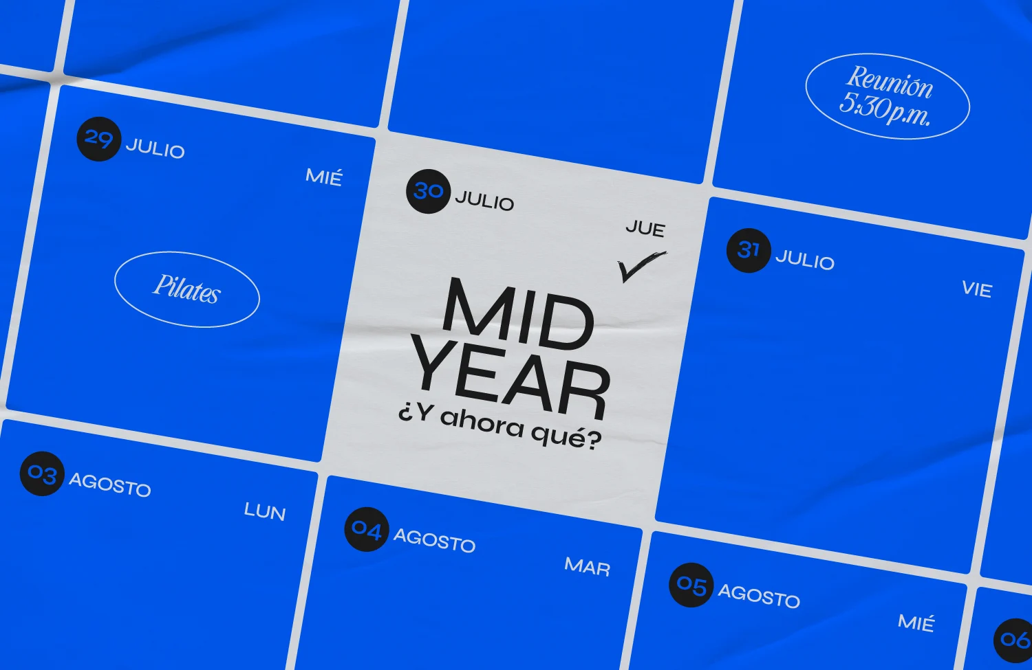 Mid-year marketing audit – calendario de mitad de año